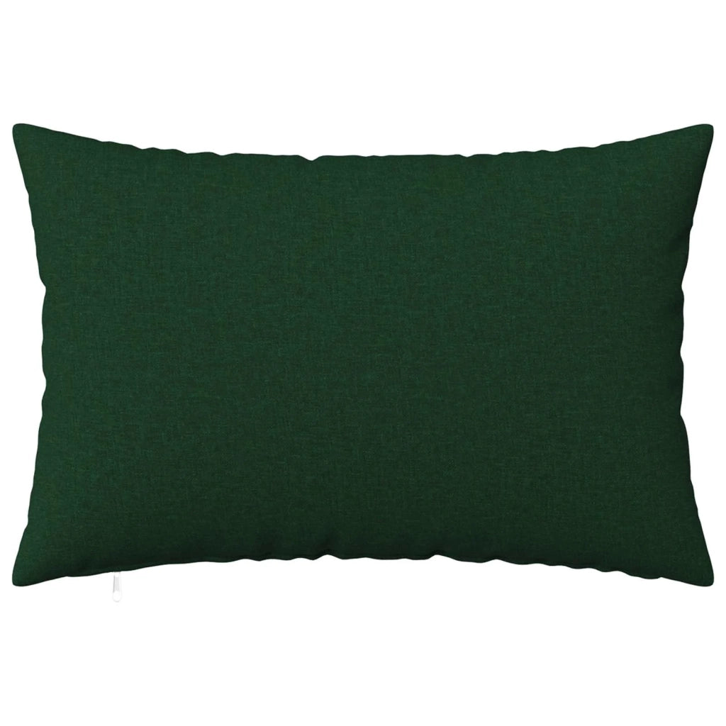 Federa 6 pz HEERLEN Verde Scuro 40 x 60 cm Tessuto 909122