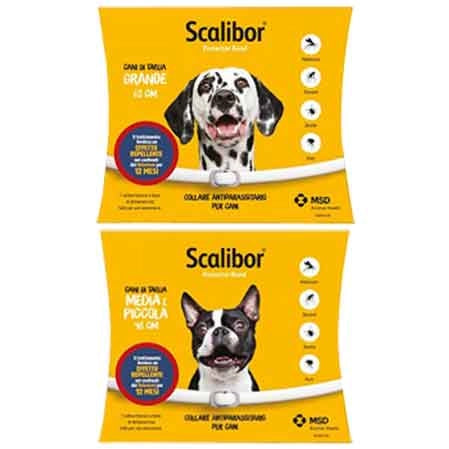 COLLARE ANTIPARASSITARIO 'SCALIBOR' 65 cm - Per cani