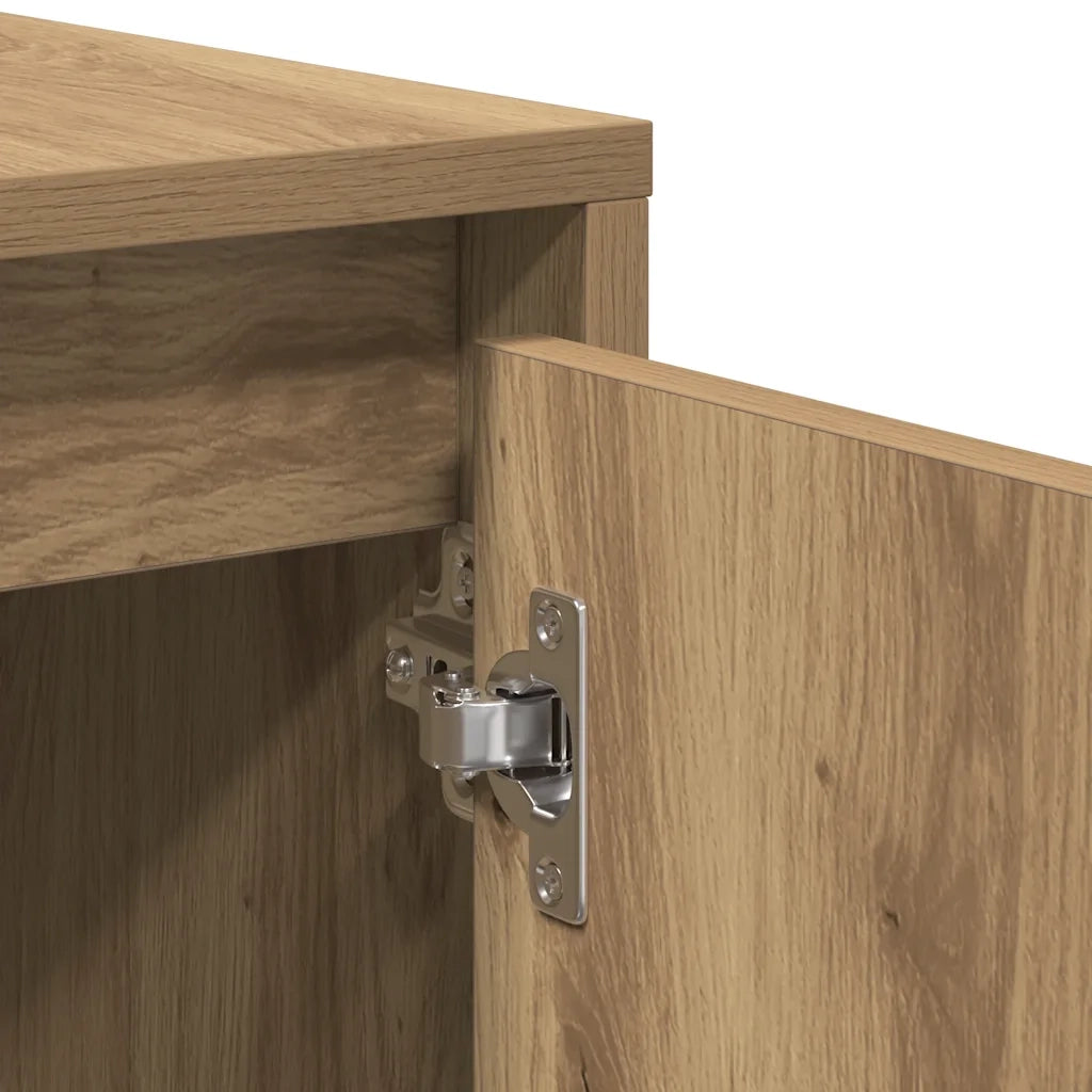 Mobile Porta TV Rovere Artigianale 120x30x40,5 cm Multistrato 856787