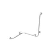 Maniglia angolare con verticale laterale universale 60x60x60 inox satinato