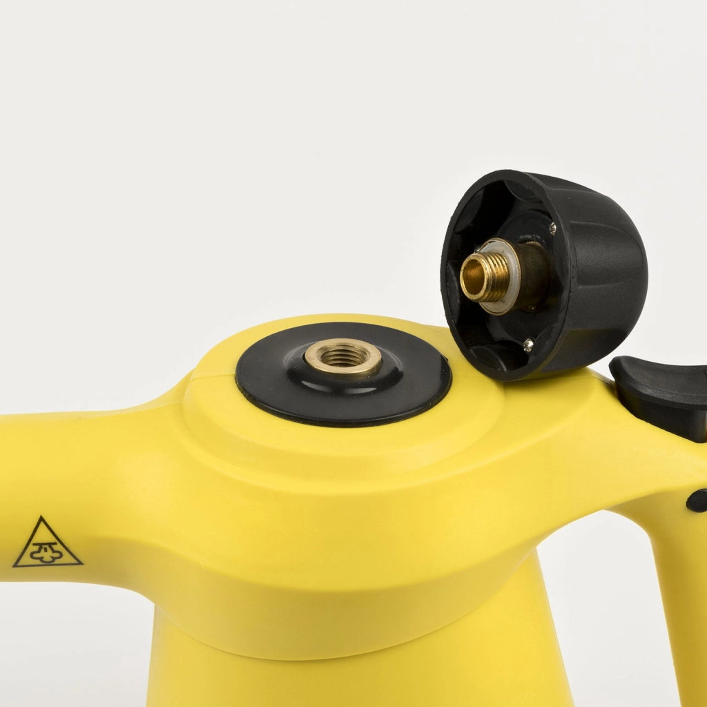 G3 ferrari g90036 attivap pulitore a vapore, 1100w, capacità 350 cc, pressione 4 bar, 30 g/min volume vapore, protezione contro l'umidità, tappo di sicurezza, riscaldamento rapido, giallo