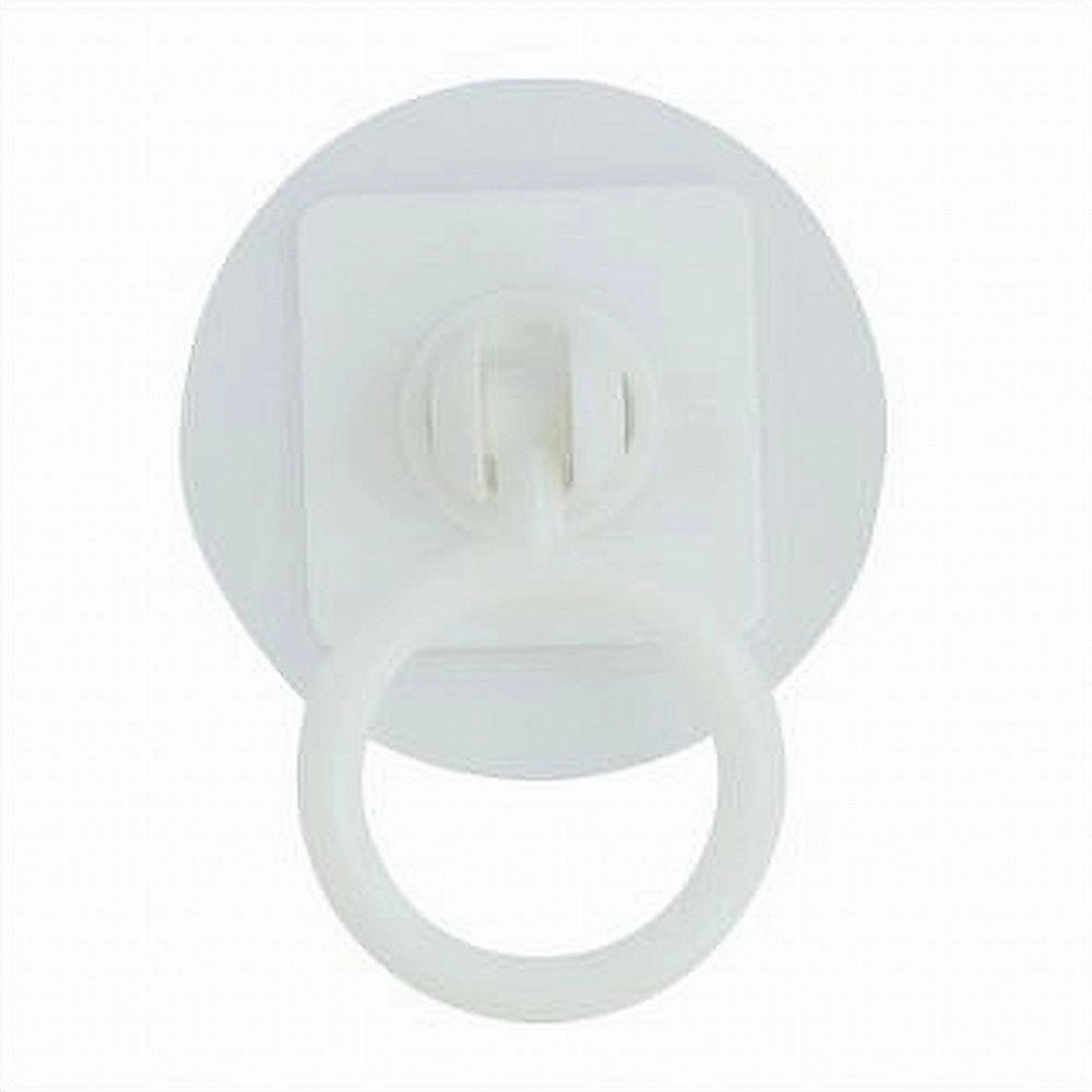 Trade Shop - Set 2 Pz Sollevatore Per Coperchio Wc Copriwater Adesivo Ad Anello Bianco 87628 -