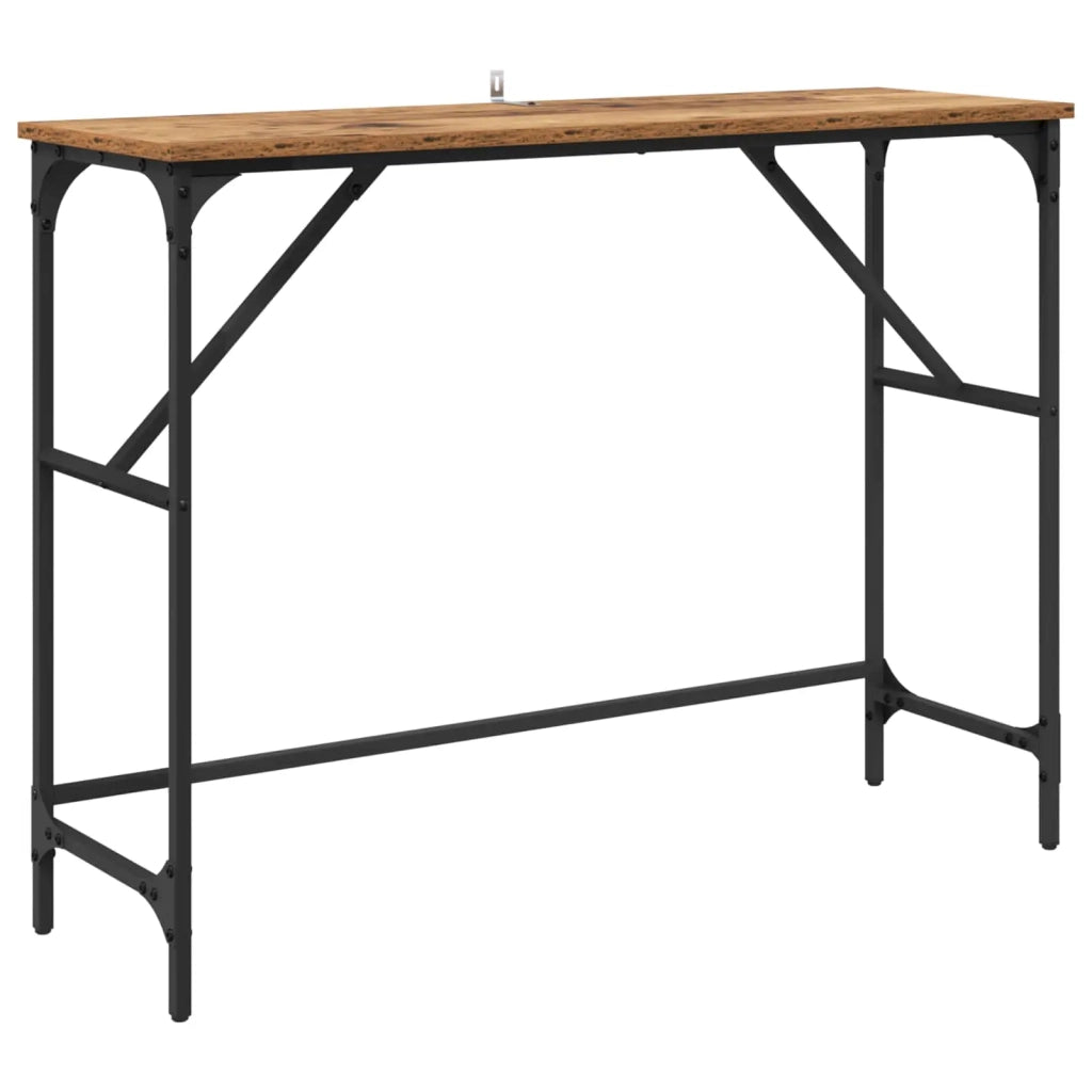 Tavolo consolle Legno vecchio 100 x 32 x 75 cm 882205