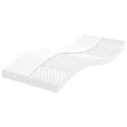 Materassi in Schiuma 2 pz Bianchi 100x200cm 7 Zone Durezza 20ILD