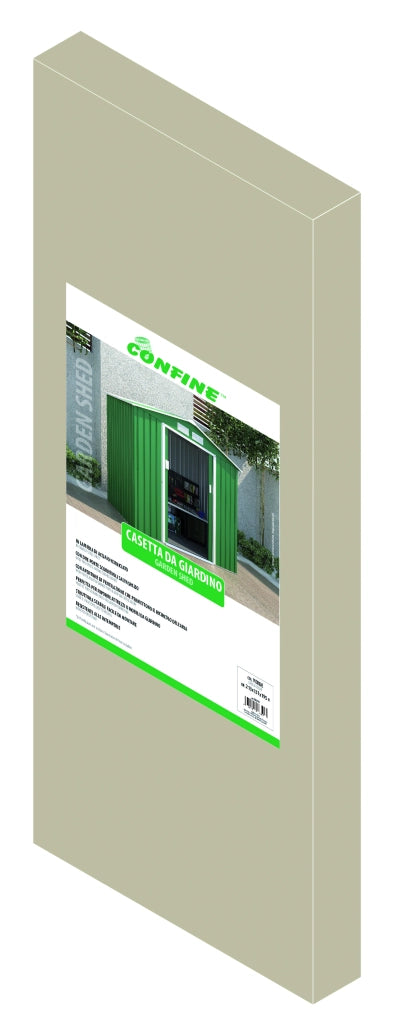 Confine CASETTA DA GIARDINO cm. 213x131x195 h col. Verde