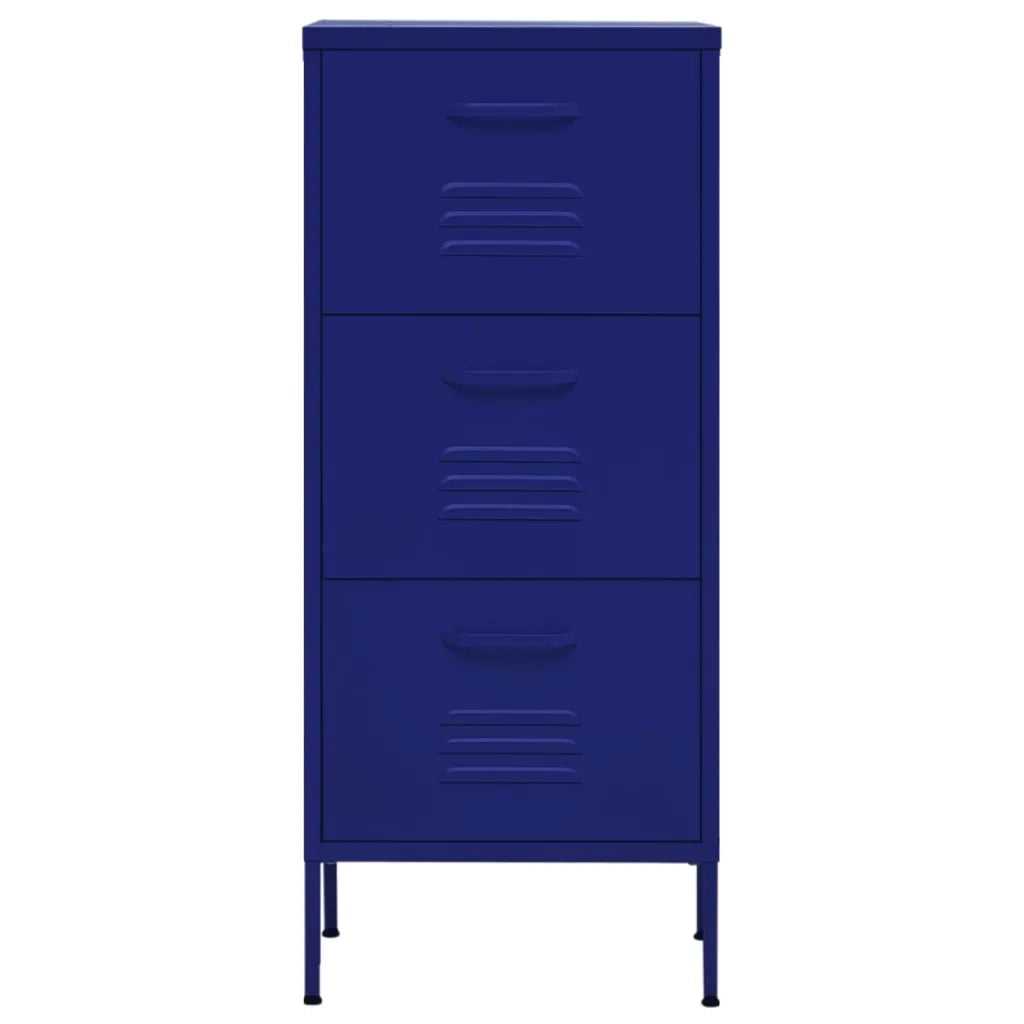 Armadietto Blu Marino 42,5x35x101,5 cm in Acciaio