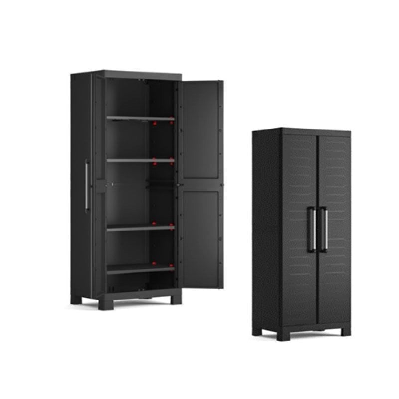 Armadio Keter Detroit alto nero cm 65x45x182 h