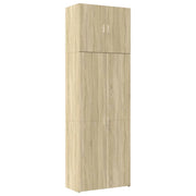 Credenza cassettiera cassettiera mobile contenitore organizer cucina soggiorno soggiorno alto Sonoma 80 x 42,5 x 249 cm derivati ​​del legno marrone 02_0034211