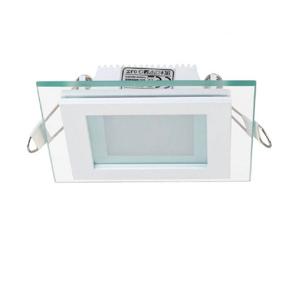 Trade Shop - Pannello Led Slim Incasso Bordo In Vetro 9 W Cct Tre Colorazione Luce P-94e-q3c -