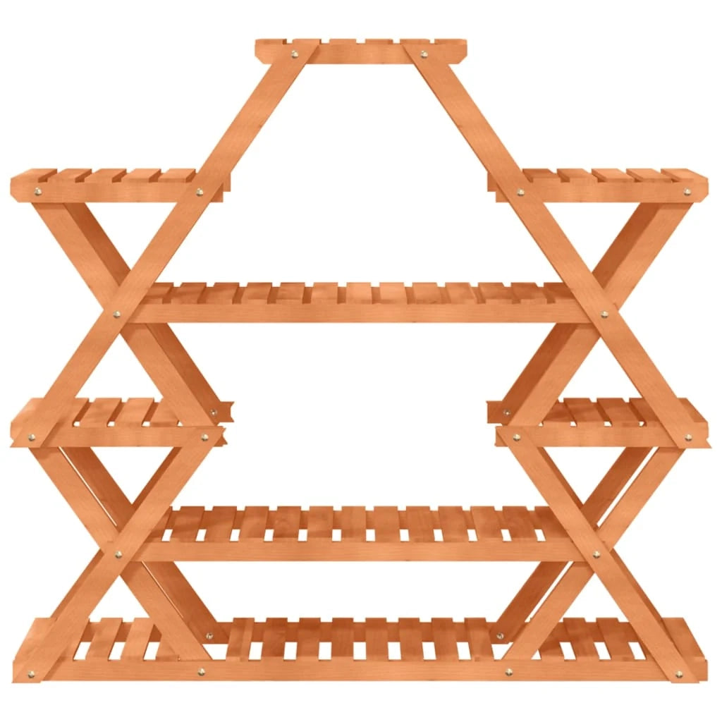 Portafiori/portapiante 110 x 25 x 105 cm legno massello di abete marrone 02_0045193