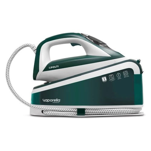 Polti vaporella express ve30.20 stazione da stiro a vapore azionata da pompa 2200 w 1,6 l piastra in ceramica verde, bianco - 8007411012402