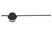 Applique specchio Alamiya nera 51cm LED 6W Reality