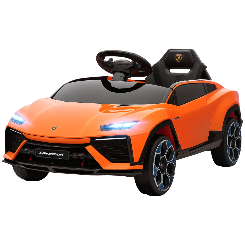Auto Bambini Elettrica Lamborghini ¨C Zephmum ¨C Arancione 101.5x49x43 cm