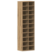 Scarpiera | Mobile per scarpe Rovere Artigianale 54x34x183 cm in Legno Multistrato