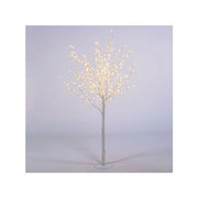 Albero natale lotti 75337 leccio 336 microled con giochi luce calda bi