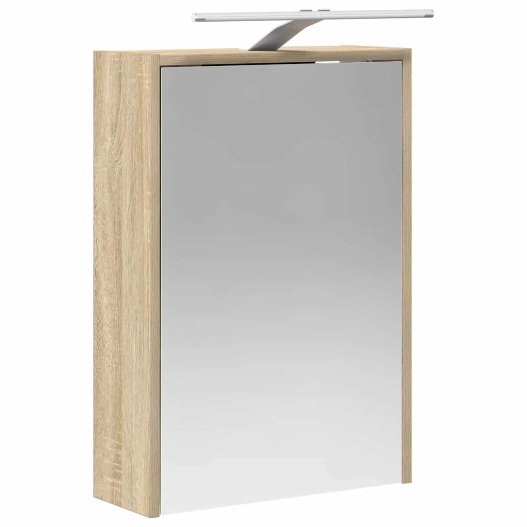 Set di mobili per il bagno 5 pcs Rovere Sonoma 3407249