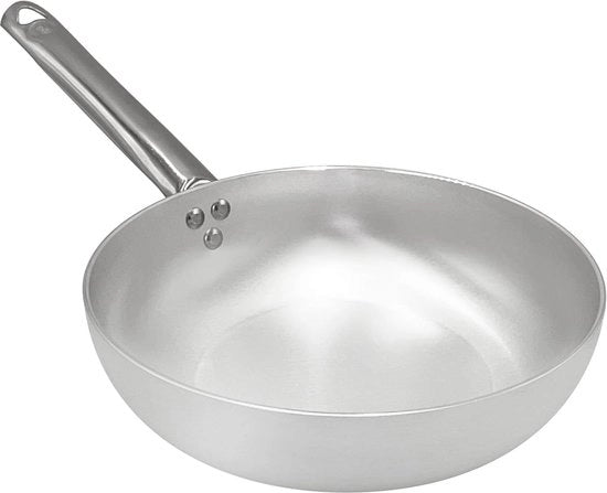 Pompa ALMA111B con maniglia in alluminio e acciaio - rivestimento antiaderente - 24 e 28 cm
