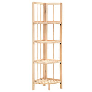 Pratico scaffale angolare di design in legno di cedro 110 cm 2702056/3