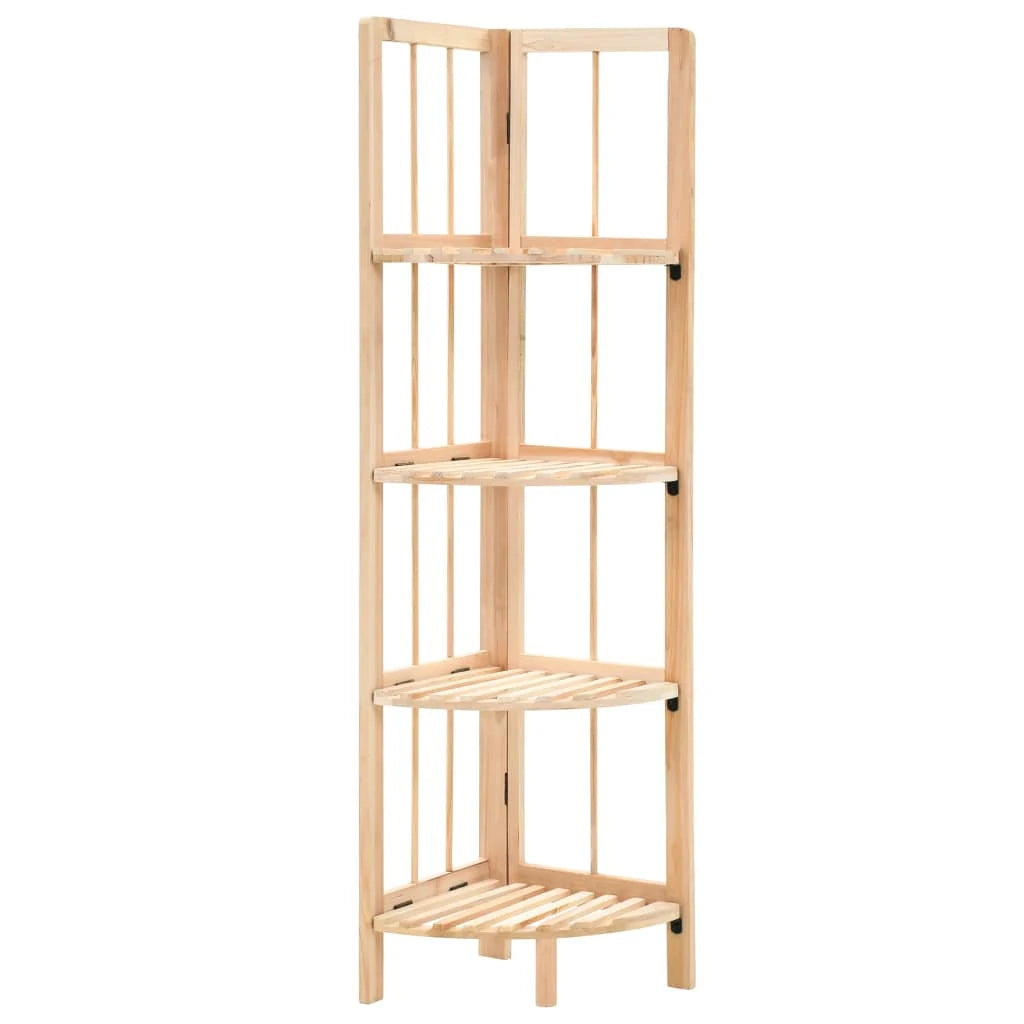 Pratico scaffale angolare di design in legno di cedro 110 cm 2702056/3