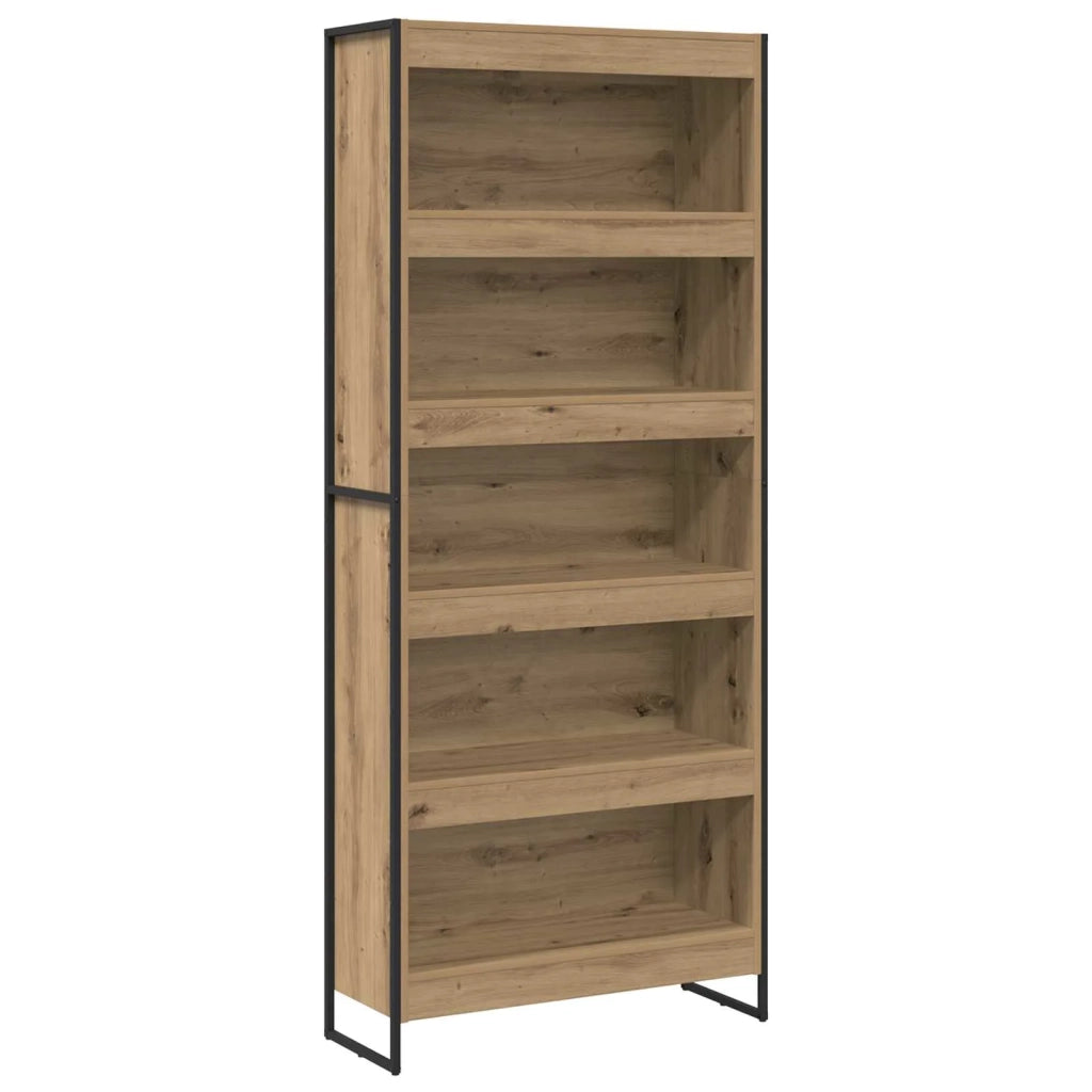 Armadio per Libri 2 pcs Rovere Artigianale 80 x 30 x 189,5 cm 3403015