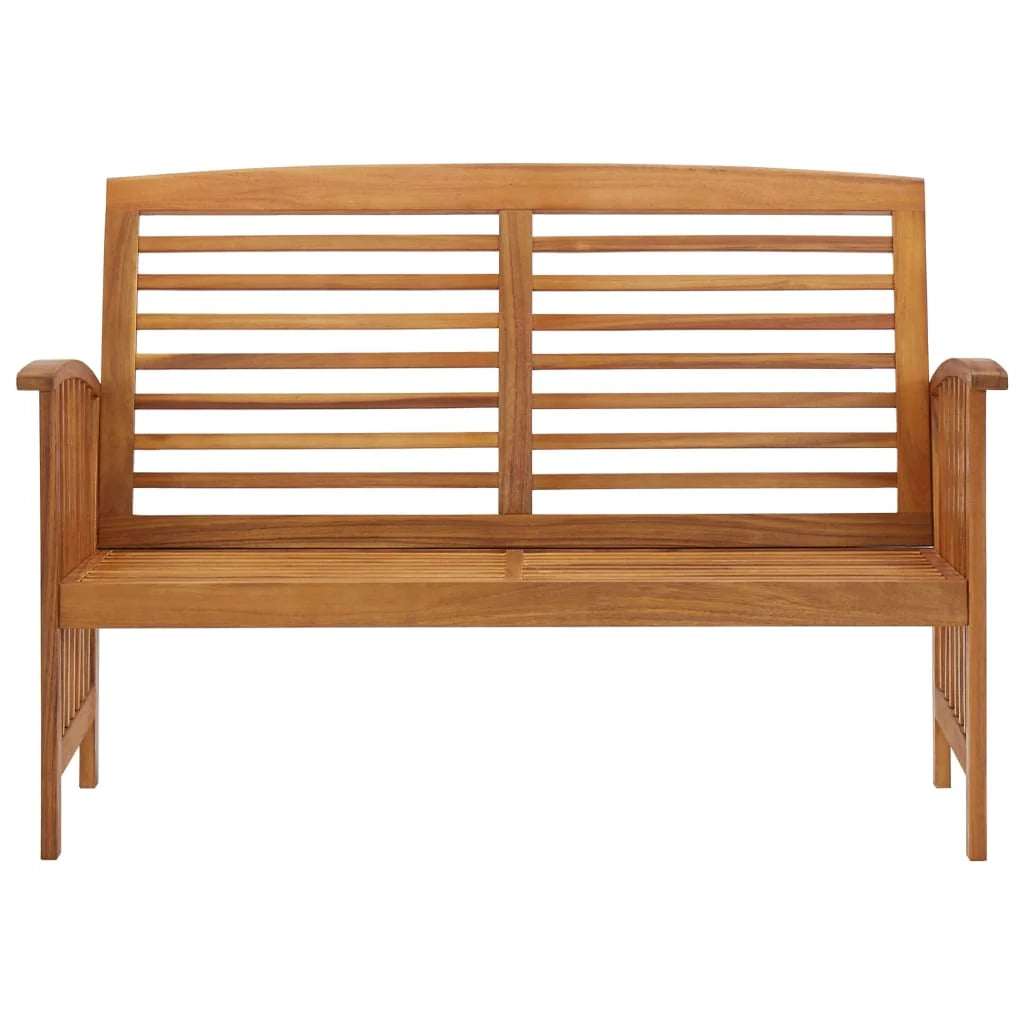 Panca da giardino mobili da esterno terrazza 119 x 67 x 83 cm legno massello di acacia 02_0011190