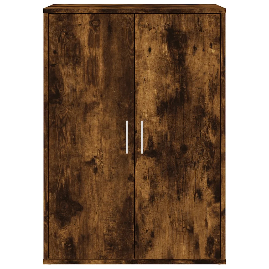 Credenze 2 pz Rovere Fumo 60x31x84 cm in Legno Multistrato 3276571