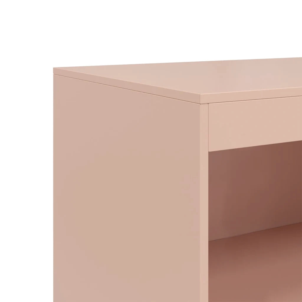 Credenza Rosa 67x39x107 cm in Acciaio