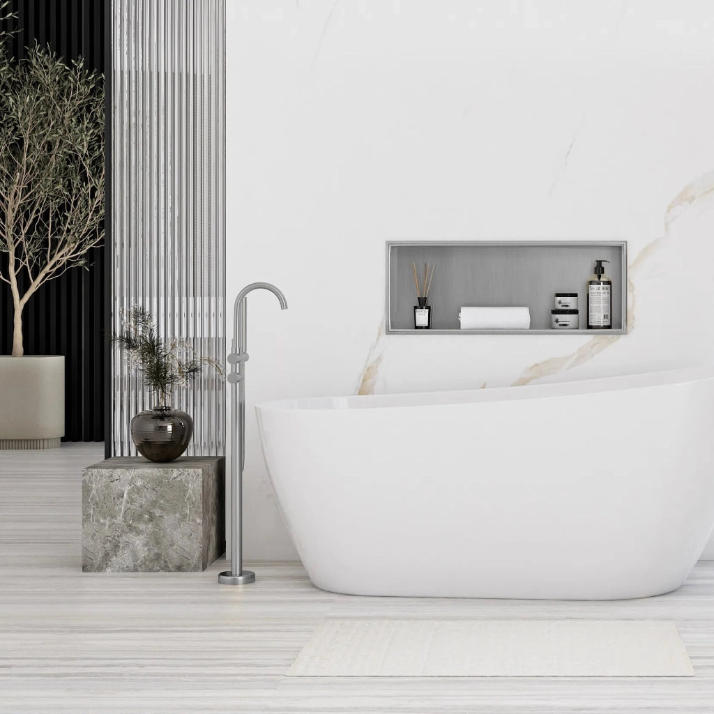 Mensola Bagno 30x60 Steel Brush
