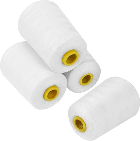 Set di Pulizia per Macchina da Cucire 4 Pezzi - Filo a Poliestere 5460 Metri - Pulizia Overlock - Altezza 11 cm - Adatto per Diversi Materiali - Set di Pulizia per Macchina da Cucire