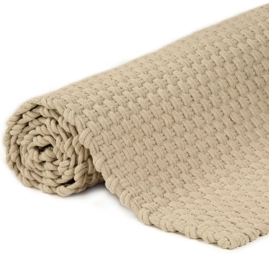 Tappeto Rettangolare Naturale 160x230 cm in Cotone cod mxl 62033