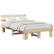 Letto matrimoniale | Letto per adulti | Struttura del letto Naturale 135 x 190 cm Pino massello