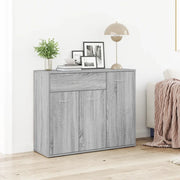 Credenza Grigio Sonoma 88x30x70 cm in Legno Ingegnerizzato 815367