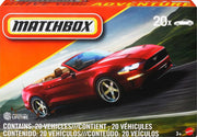 Confezione da 20 veicoli originali e ufficiali da collezione, auto e truck in metallo in scala 1:64 e poster Matchbox incluso, giocattolo per bambini, 3+ anni, FGM48