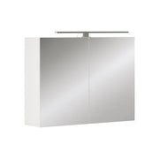Vicco Mobile a specchio per il bagno Bianco 80 x 60 cm con illuminazione a LED
