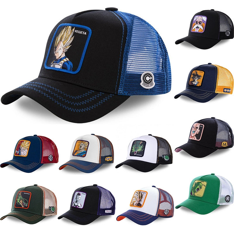 Cappellino da baseball Dragon Ball a cartoni animati, TRUNKS multicolore