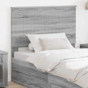 Testiera con testiera Grigio Sonoma 100 cm Legno multistrato 887798