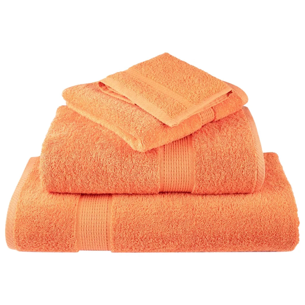 Asciugamani da bagno Premium SOLUND 2 pz Arancione 100x150 cm 600 g/m² 137383