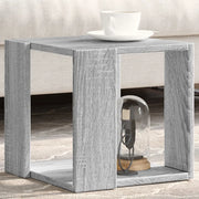 vidaXL Tavolino da Salotto Grigio Sonoma 32x32x30cm Legno Multistrato