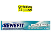 Multipack da 24 dentifrici benefit whitening fresh confezioni da 75 millilitri ciascuna
