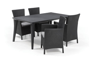 Poltrona da Giardino 62x60x89 cm in Resina Keter Iowa Dining Chari Antracite
