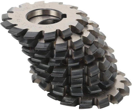 Set di taglieri Evolvente a 8 pezzi in acciaio di alta qualità - Taglieri 14.5° 55mm 22mm.