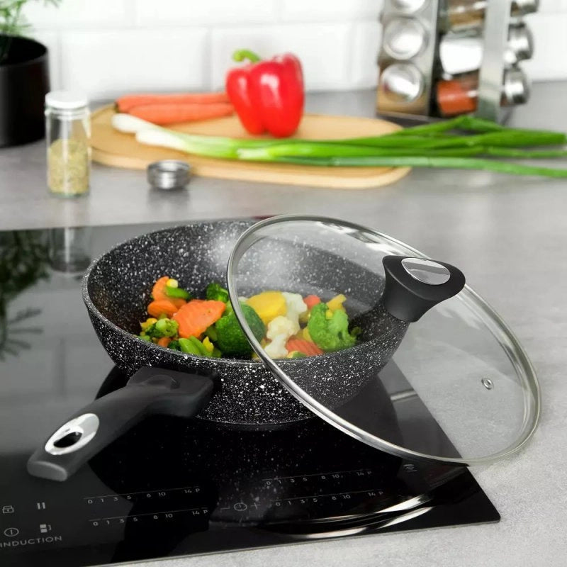 Klausberg KB-7296 Padella profonda in granito - Pentole antiaderenti resistenti
