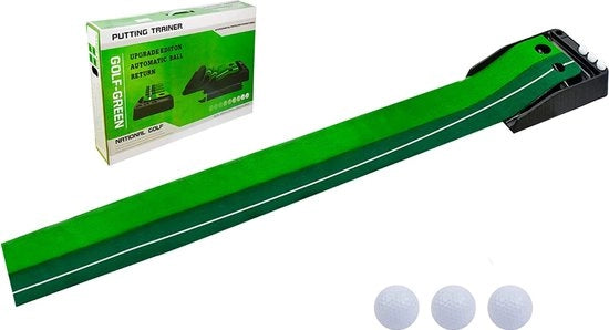 Matte da Golf - Mat per Pratica di Golf - Mat per Allenamento di Golf - Mat per Golf - Mat per Pratica di Putt - Allenatore di Putt - Mat per Golf Professionale - Mat da Golf Portatile - Set di Golf Mini - 6 Palline