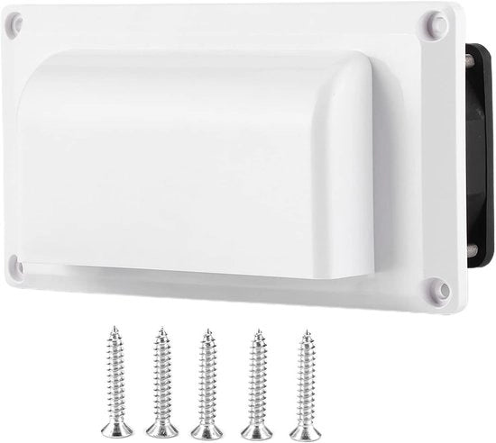 Ventilatore di Scarico Laterale 12 V 25 W - con Viti di Montaggio per Caravan - Barca - Yacht