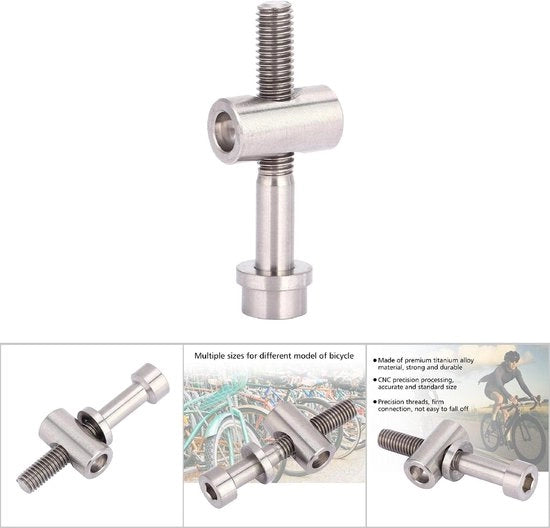 Viti a testa a dente M5x30/35/40mm - Lega di titanio leggera - Corrosione resistente - Lavorazione CNC precisa - Viti a vite fissa - Duratura - Viti per bicicletta