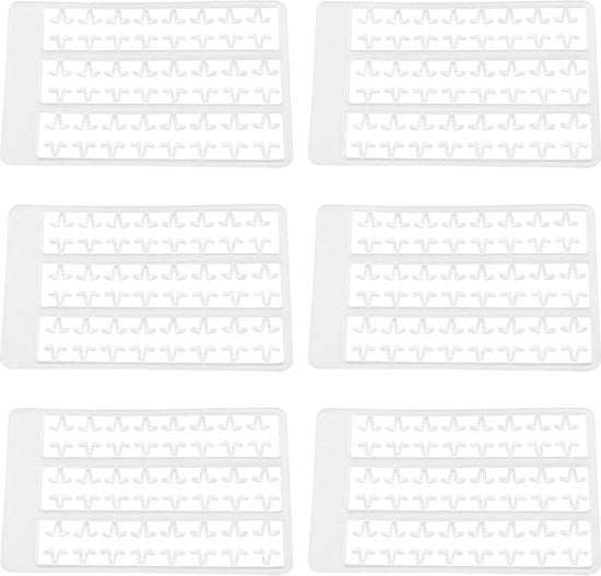 Stoppatore per Pesci con 20 Stuks - Materiale in Plastica Durevole - Adatto per Pellet e Carne - Colore Bianco
