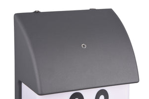 Applique da Esterno Attacco E14 in Alluminio Pressofuso Antracite