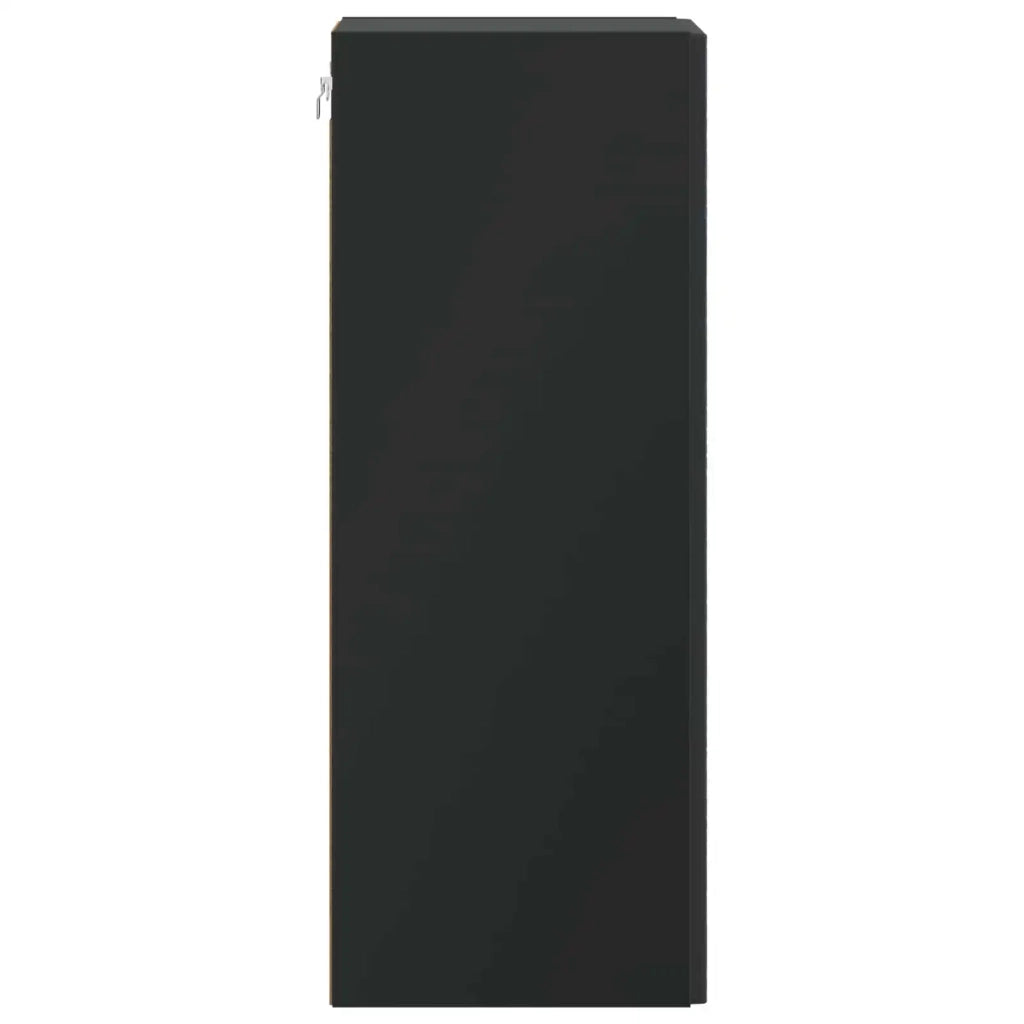 Mobiletto a muro Nero 33 x 34,5 x 90 cm Legno ingegnerizzato 898756