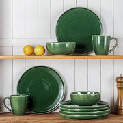 Set di Piatti in Ceramica da Cucina - 6 Stuks - 25 cm - Resistenti a Lavastoviglie e Forno - Resistenti ai Graffi - Adatti per Carne alla Griglia, Pasta e Pizza - ...