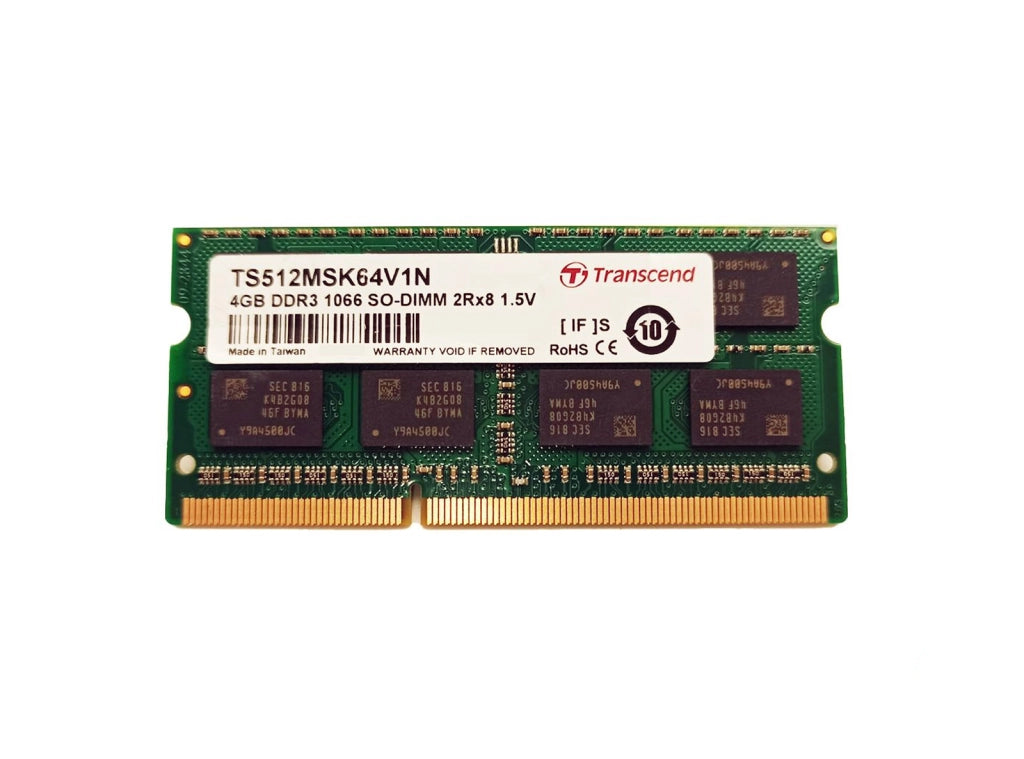 Transcend Memoria RAM 4 GB DDR3 1066 TS512MSK64V1H per portatili notebook